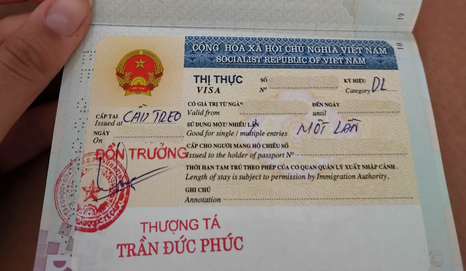 problem with e-visa to Vietnam