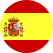 Flaga Hiszpanii w kole