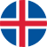 flaga Islandii koło
